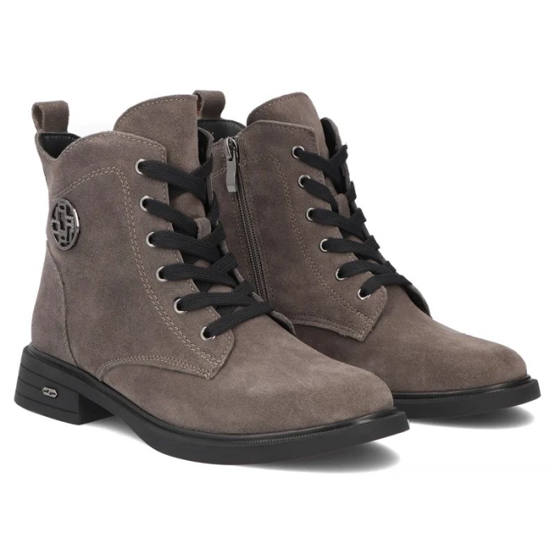 Filippo Stivali leather ankle suede Filippo