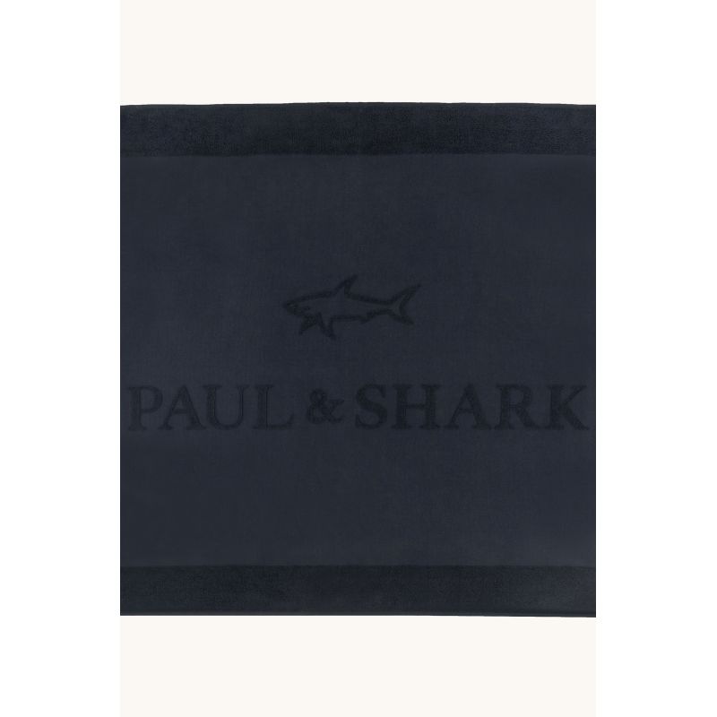 Paul&Shark navy blue beach towel 25417071-13 - luxurious, large size