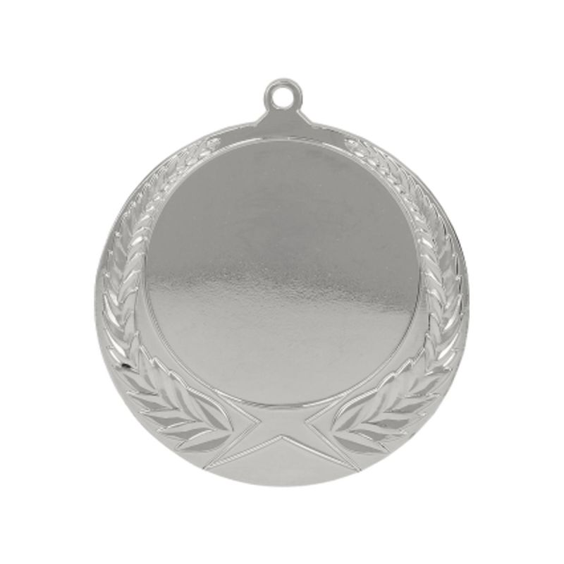 Silver General Medal with Space for a 50 mm Emblem – Steel Medal