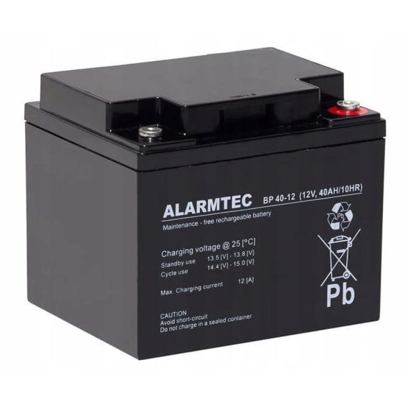 ALARMTEC AGM battery, BP series 12V 40Ah