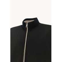 Paul&Shark Felpa cotton and lyocell zip-up,