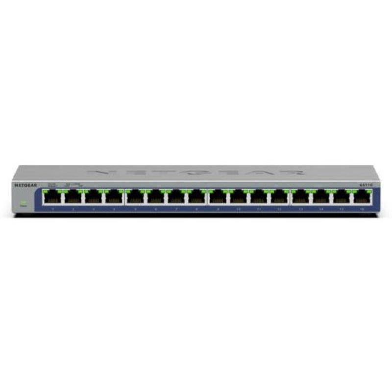 Netgear GS116-300EUS 16p Unmanaged Gigabit Switch