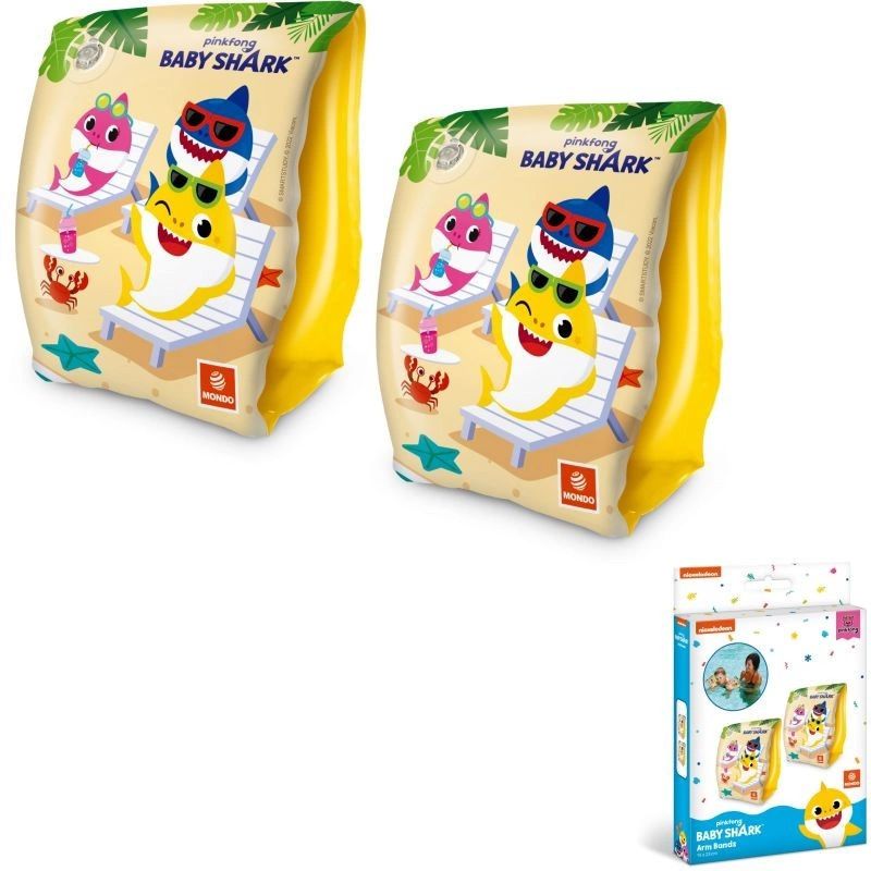Baby Shark MONDO children's armbands for learning to swim
