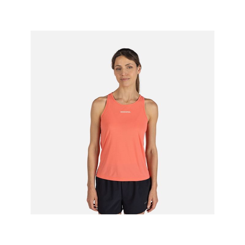 Women’s ROSSIGNOL W Sidelhorn Running Tank Top, Pink
