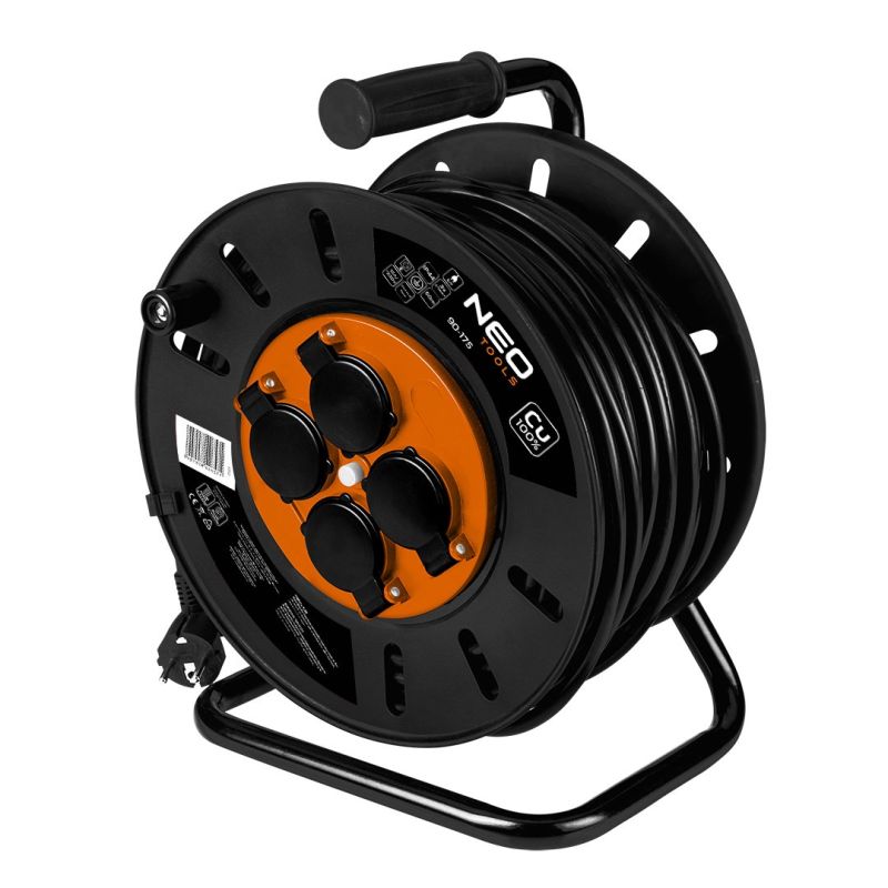50 m Cable Reel Extension Lead, 3 x 2.5 mm²