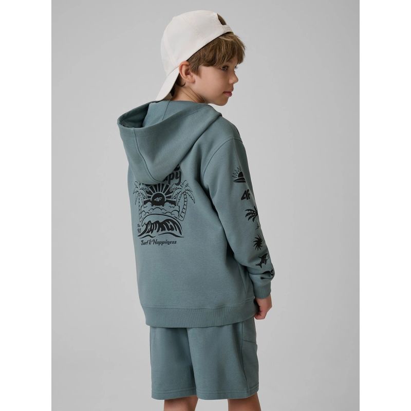 4f Felpa loose hooded