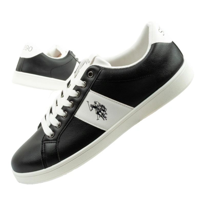 US Polo Assn. shoes sneakers men's fashionable black comfortable
