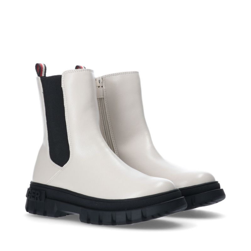 Tommy Hilfiger Bootie Ivory an..