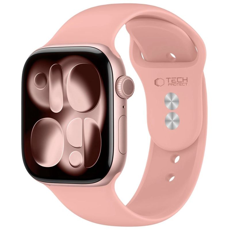 Tech-Protect Silicone Strap for Apple Watch 44 / 45 / 46 / 49 mm - Pink