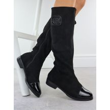 M. Daszyński Stivali patent suede, M.Daszyński