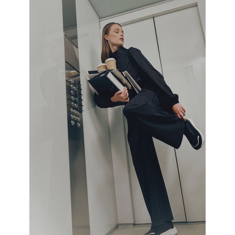 4f Pantaloni della tuta wide-leg