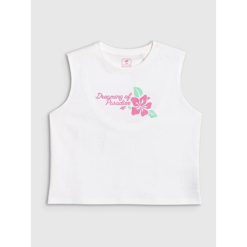 4f Maglietta sleeveless with print