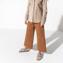 Birkenstock Ciabatte Arizona Shearling Stone Coin women's/men's insulated, suede with lambswool, narrow