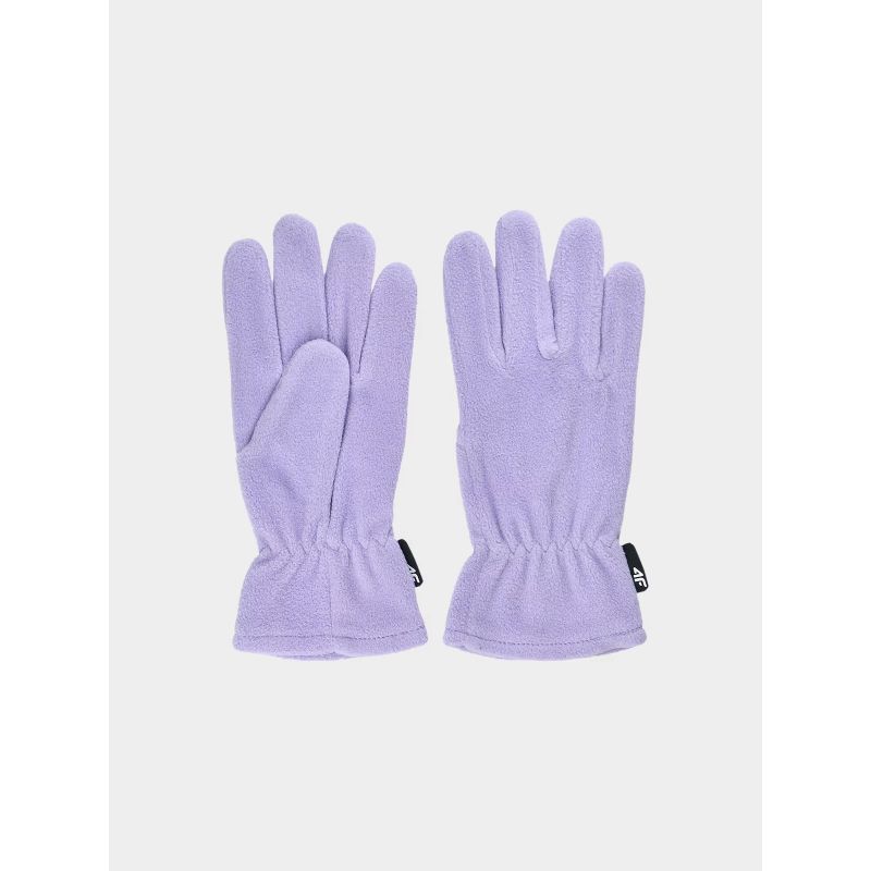 Children's fleece gloves 4F Junior 4FJWAW24AGLOU090-52S