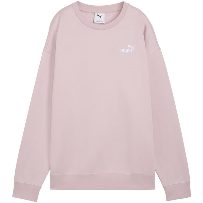 Puma ESS Small No. 1 Logo Relaxed Crew Women's Sweatshirt Pink 633268 49