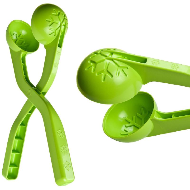 SNOWBALL SNOWBALL MAKER FOR MAKING SNOWBALLS, SINGLE, GREEN 1064512