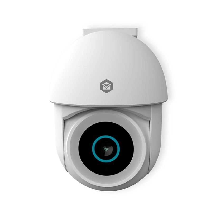 Nedis Smartlife Wifi Outdoor Camera, IP65 Motion Sensor, Night Vision, White