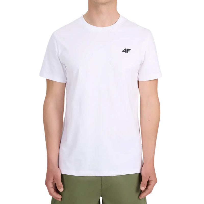 Men's T-shirt 4F M3341 white 4FWMM00TTSHM3341 10S