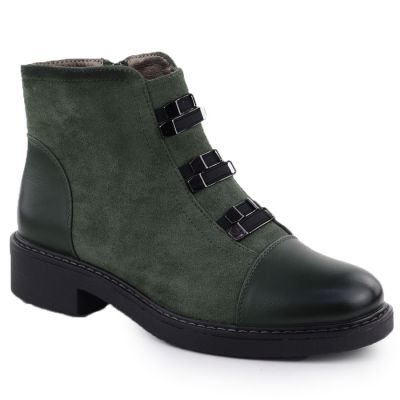M. Daszyński Stivali Suede-Look Lined Ankle M.Daszyński