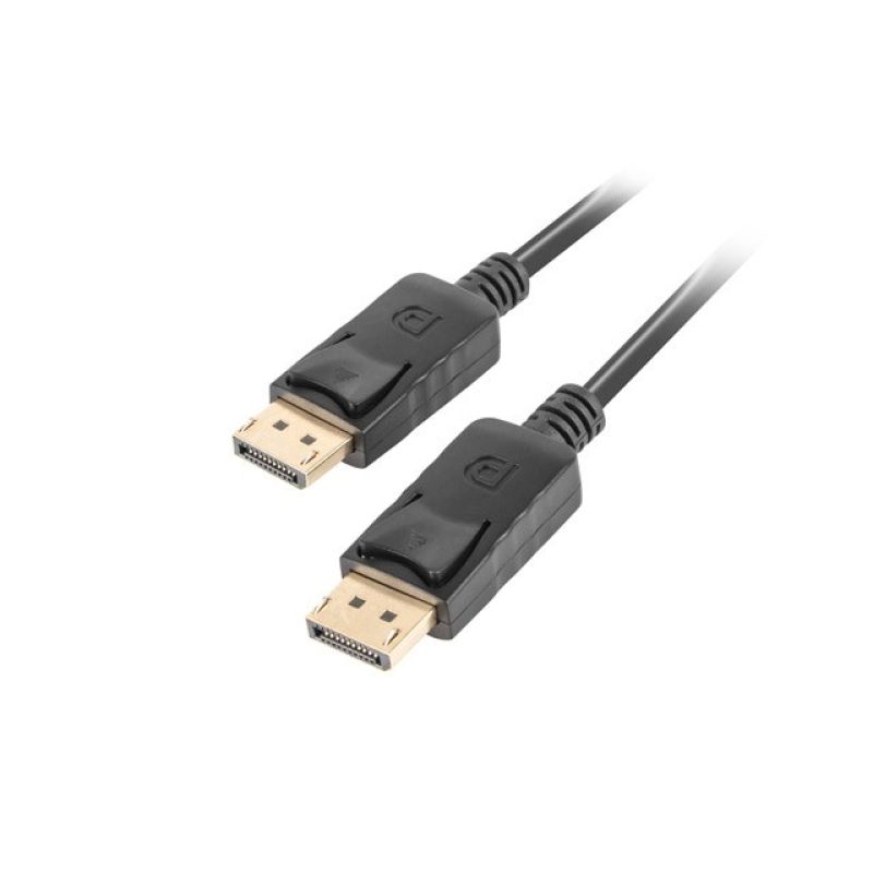Lanberg CA-DPDP-10CC-0018-BK Cable (DisplayPort Male - DisplayPort Male; 1.8m; black)