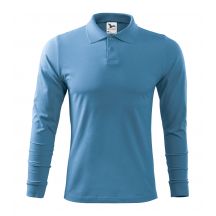 Malfini Polo Single J. LS azure
