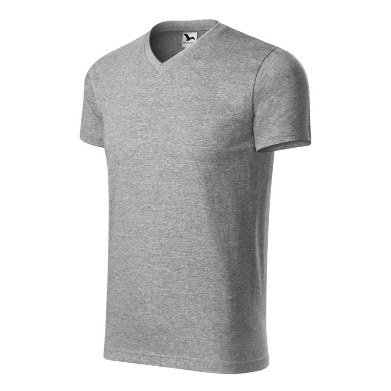 Malfini Heavy V-neck T-shirt M MLI-11112 dark gray melange