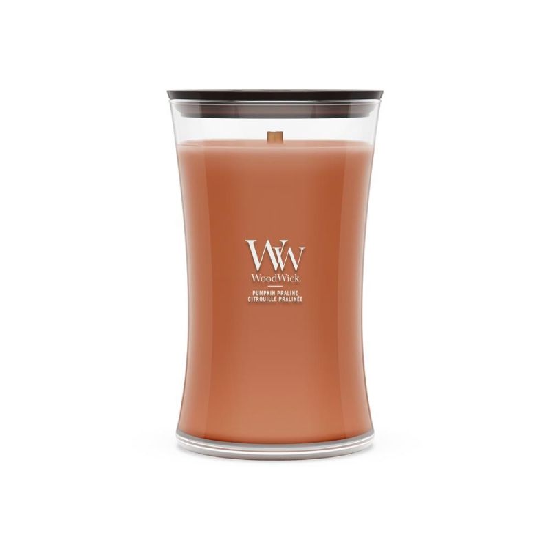 PUMPKIN PRALINE WOODWICK Large Candle