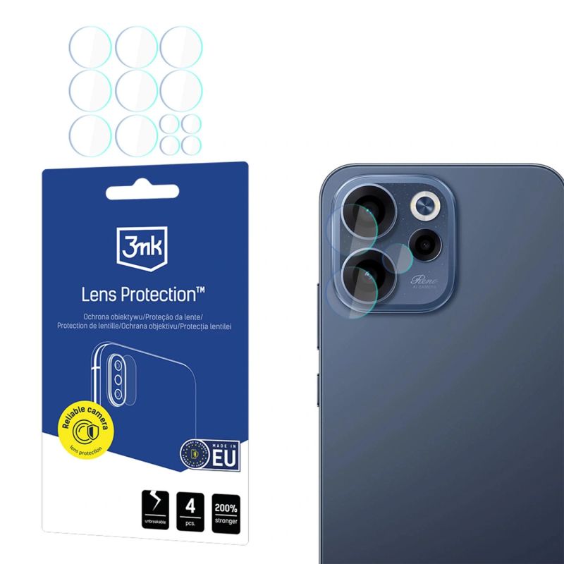 3mk Lens Protection Hybrid Camera Lens Glass for Oppo Reno 15 F 5G / Reno 15 FS 5G (CPH2801)