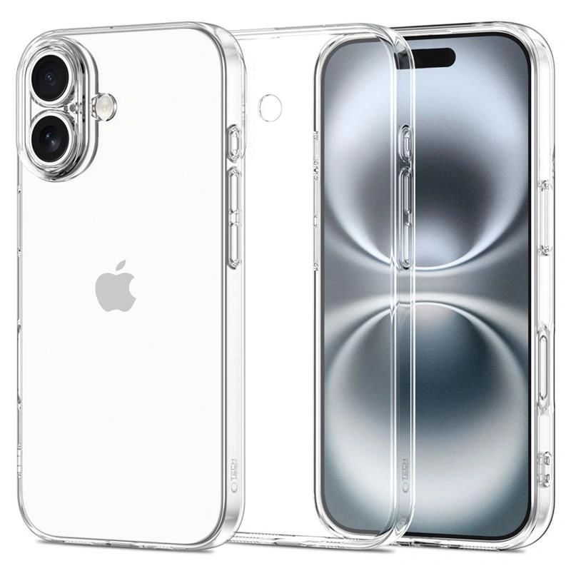 Tech-Protect FlexAir Case for iPhone 17 - Transparent
