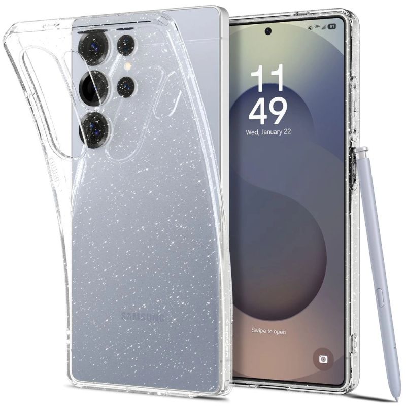 Spigen Liquid Crystal Case for Samsung Galaxy S25 Ultra - Clear and Glitter