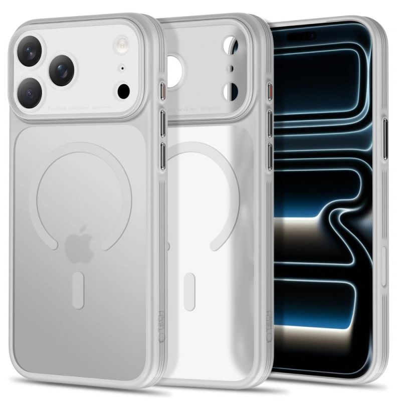 Tech-Protect MagPrime MagSafe CC Case for iPhone 18 Pro / 17 Pro - Matte Gray