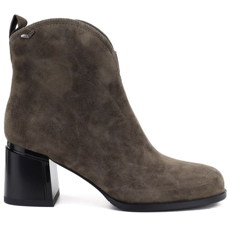 Vinceza Stivali leather high-heeled ankle in Vinceza