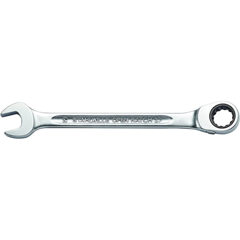 PL-OPEN WRENCH 19MM WITH RATCHET