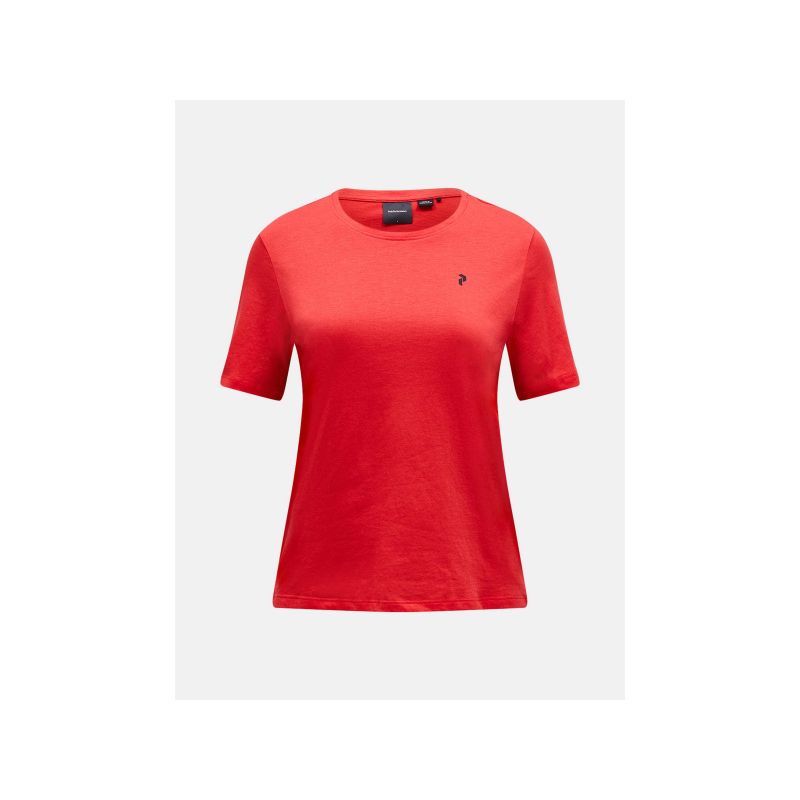 PEAK PERFORMANCE Explore Graphic Tee Women T-Shirt red
