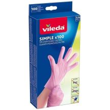Vileda Guanti Natural Latex Latex S/M pcs