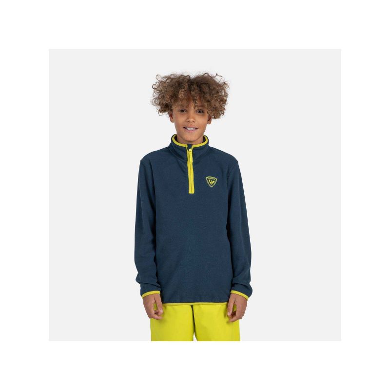 Rossignol Jr Strawpile Fleece Half-Zip Pullover, Navy