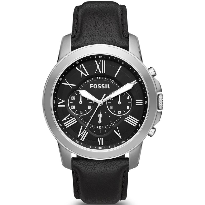 FOSSIL Grant Leather Men's Watch FS4812 + BOX