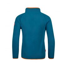 Trollkids Felpa Nordland Half Zip Fleece Deep Lagoon/Cinnamon Lightweight and Breathable
