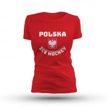 Inny Maglietta Ice Hockey Polska srebiceplts-rd-w