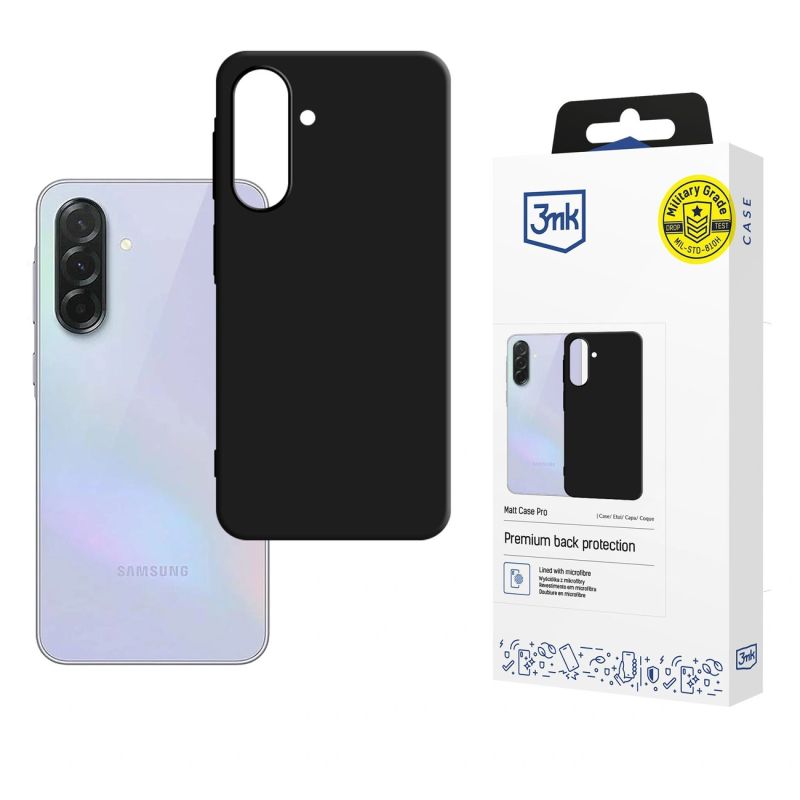 3mk Matt Case Pro for Samsung Galaxy A37 - matte black
