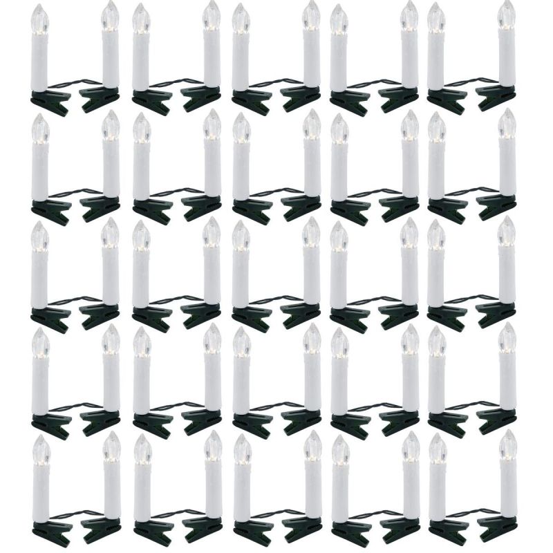 CHRISTMAS TREE LIGHTS LIGHT CHAIN CANDLES 50 LED WARM WHITE