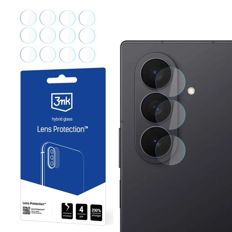 3mk Lens Protection Hybrid Glass for the Camera Lens on Samsung Galaxy Z Fold 7