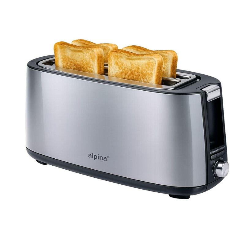 ALPINA Toaster 1400 W, Silver