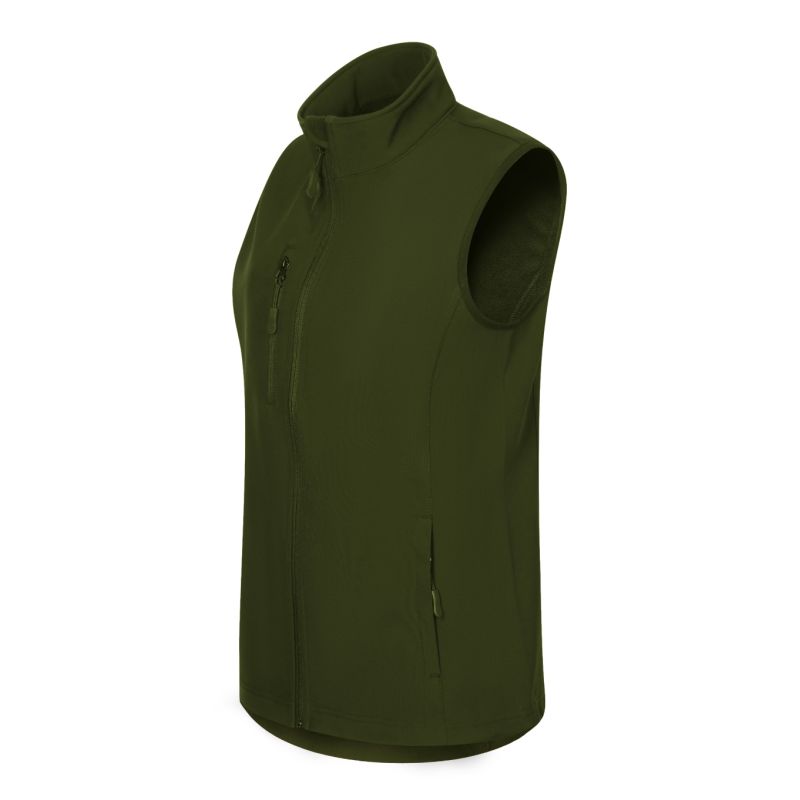 Women's Trail Softshell Vest (military)