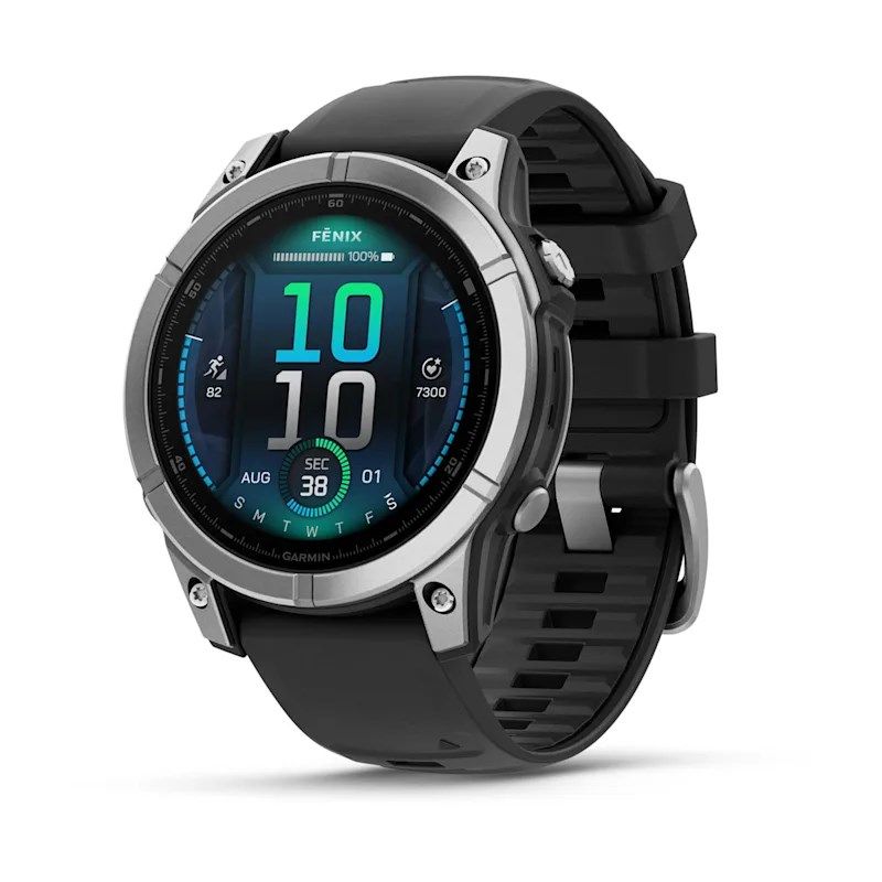 Garmin Fenix E stainless steel watch 010-03025-00