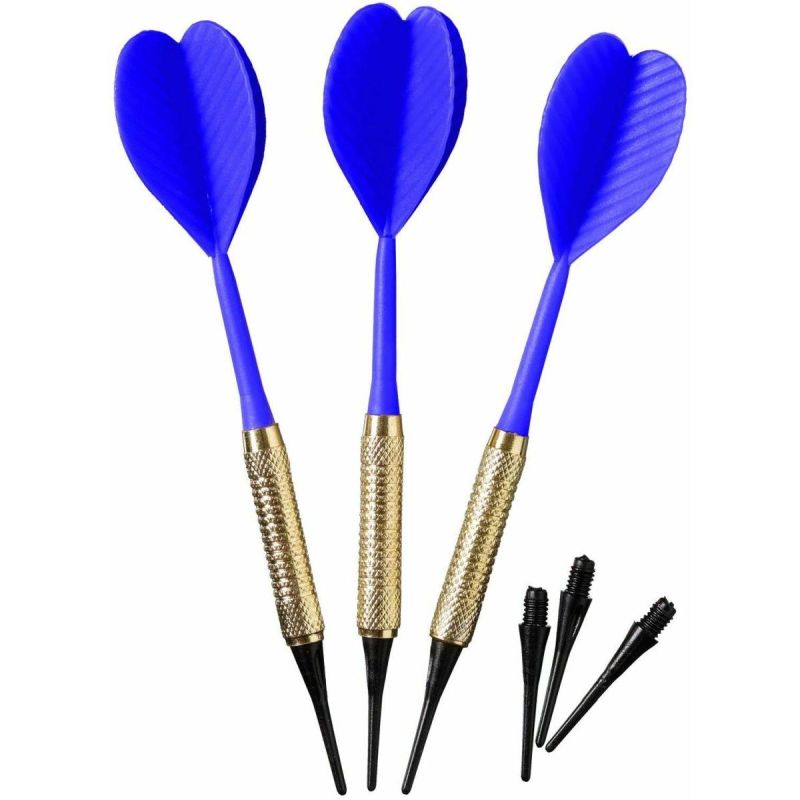 DARTS PLASTIC DARTS 3 PCS SAFE BEST SPORTING - BLUE