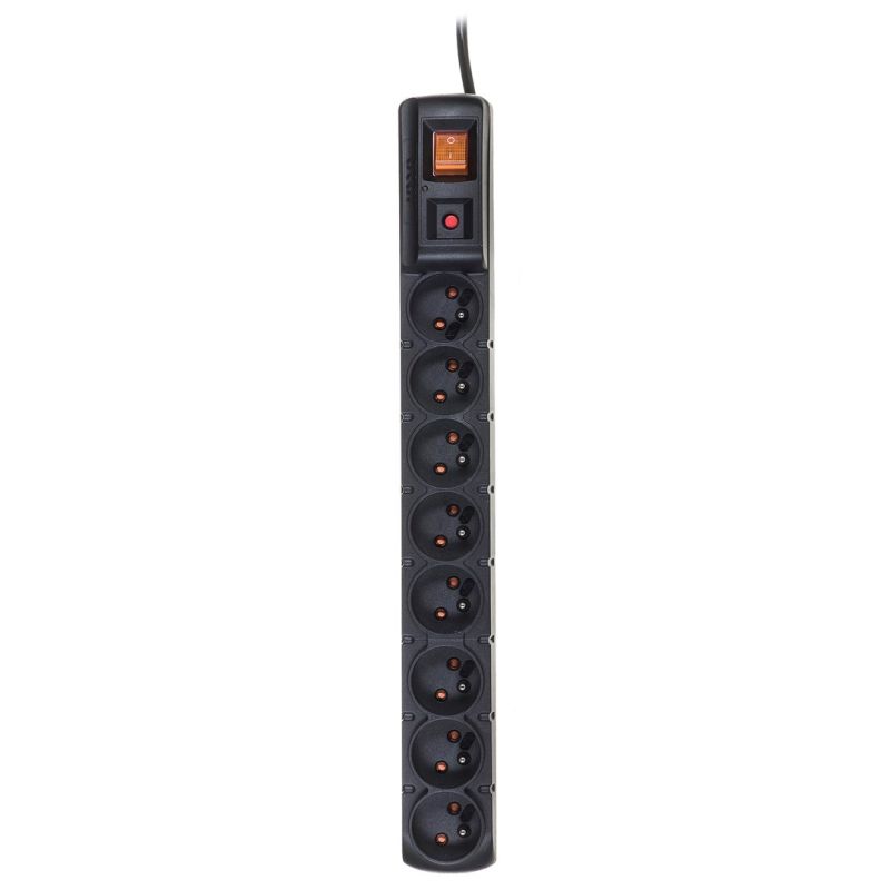 HSK DATA ACARS8PRO Power Strip (8 x UTE; 6500 A; 3 m; Black)