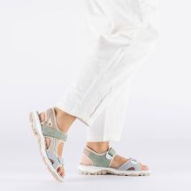 Rieker Sandali Comfortable sports with Velcro colorful Rieker