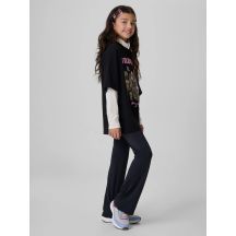 4f Leggings knit with flared legs