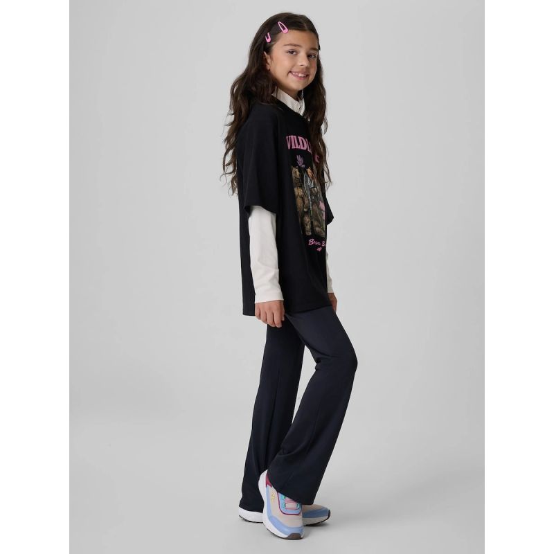 4f Leggings knit with flared legs